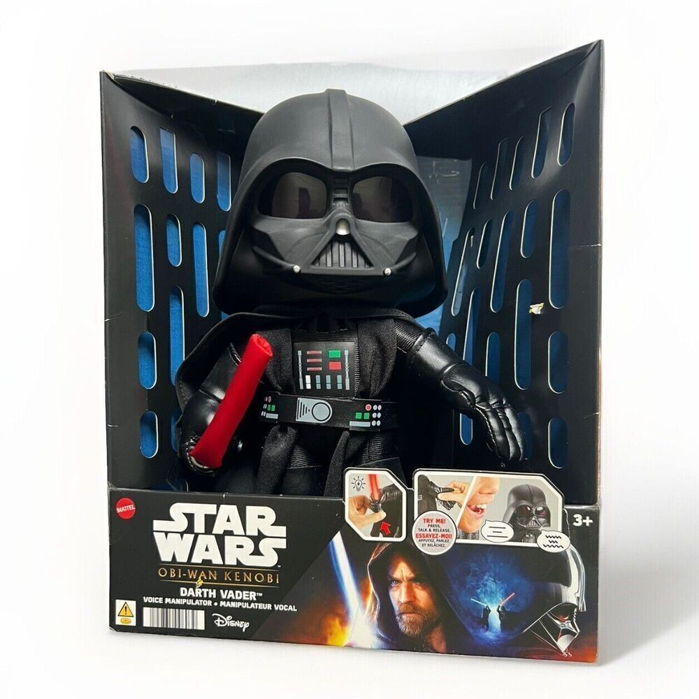 Star Wars Obi Wan Kenobi Series Darth Vader Helmet Voice Manipulator 11" Plush